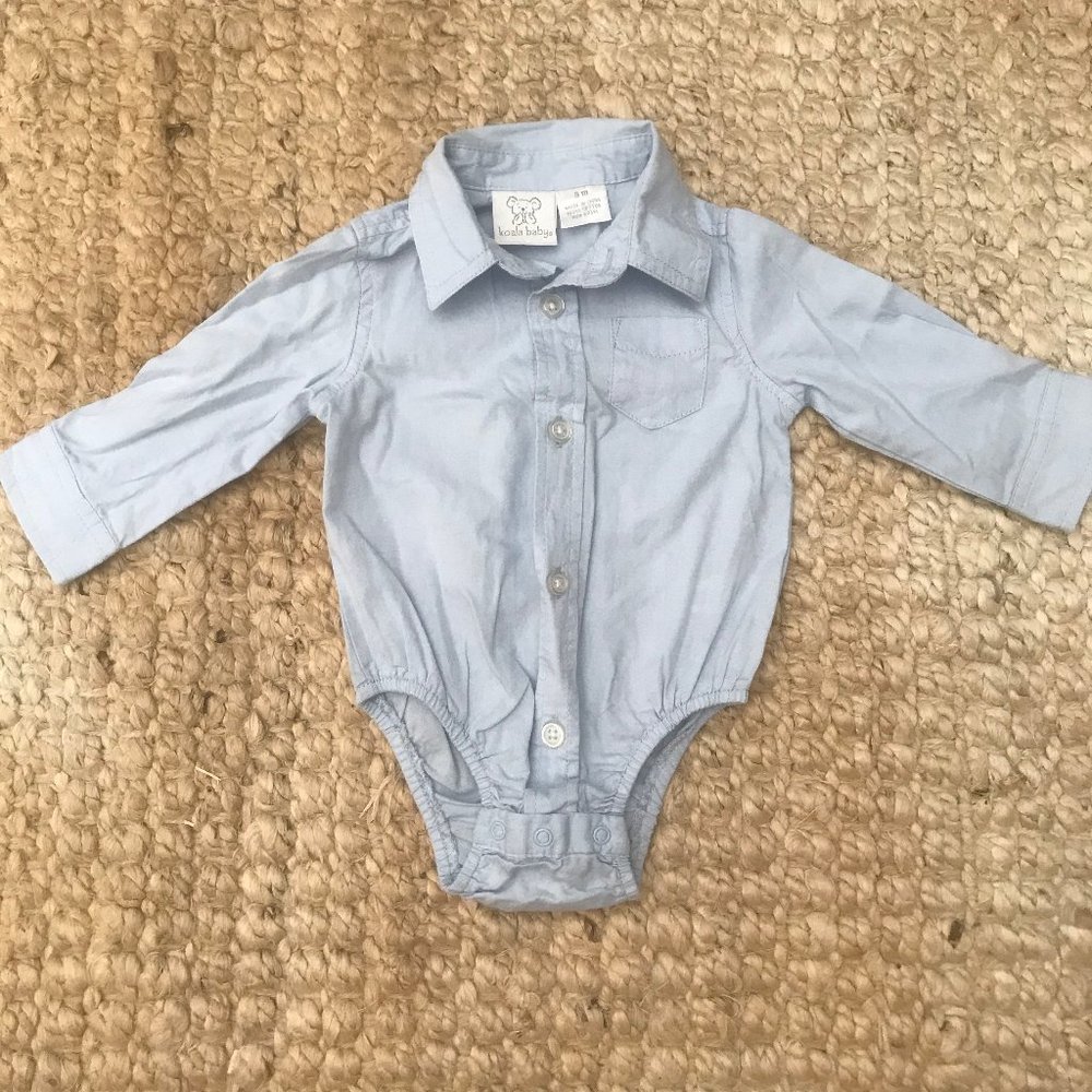 Koala Baby Baby Button Down Onesie